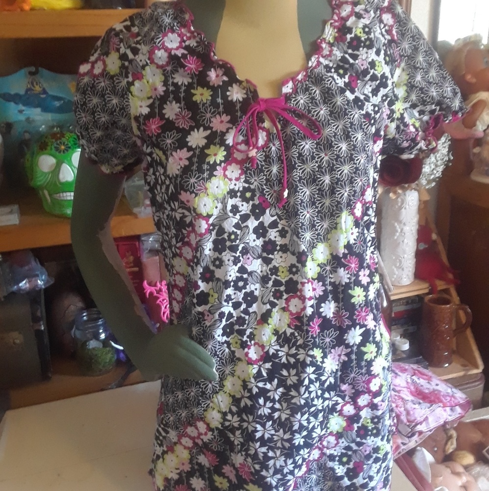 Rare Design Koi Scrub Top